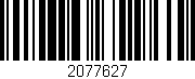 Código de barras (EAN, GTIN, SKU, ISBN): '2077627'