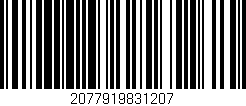 Código de barras (EAN, GTIN, SKU, ISBN): '2077919831207'
