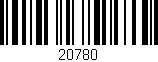 Código de barras (EAN, GTIN, SKU, ISBN): '20780'