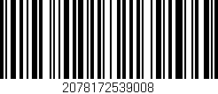 Código de barras (EAN, GTIN, SKU, ISBN): '2078172539008'