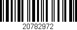 Código de barras (EAN, GTIN, SKU, ISBN): '20782972'