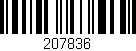 Código de barras (EAN, GTIN, SKU, ISBN): '207836'