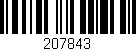 Código de barras (EAN, GTIN, SKU, ISBN): '207843'
