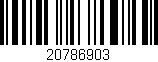Código de barras (EAN, GTIN, SKU, ISBN): '20786903'