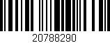 Código de barras (EAN, GTIN, SKU, ISBN): '20788290'
