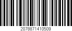 Código de barras (EAN, GTIN, SKU, ISBN): '2078871410509'
