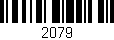 Código de barras (EAN, GTIN, SKU, ISBN): '2079'