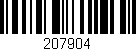Código de barras (EAN, GTIN, SKU, ISBN): '207904'