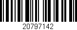 Código de barras (EAN, GTIN, SKU, ISBN): '20797142'