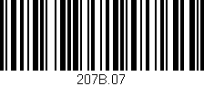 Código de barras (EAN, GTIN, SKU, ISBN): '207B.07'