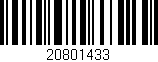 Código de barras (EAN, GTIN, SKU, ISBN): '20801433'