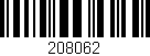 Código de barras (EAN, GTIN, SKU, ISBN): '208062'