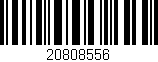 Código de barras (EAN, GTIN, SKU, ISBN): '20808556'