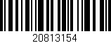 Código de barras (EAN, GTIN, SKU, ISBN): '20813154'