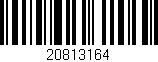 Código de barras (EAN, GTIN, SKU, ISBN): '20813164'