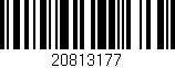 Código de barras (EAN, GTIN, SKU, ISBN): '20813177'