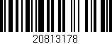 Código de barras (EAN, GTIN, SKU, ISBN): '20813178'