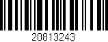 Código de barras (EAN, GTIN, SKU, ISBN): '20813243'
