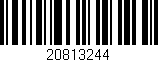 Código de barras (EAN, GTIN, SKU, ISBN): '20813244'
