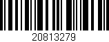 Código de barras (EAN, GTIN, SKU, ISBN): '20813279'