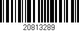 Código de barras (EAN, GTIN, SKU, ISBN): '20813289'