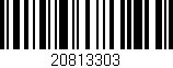 Código de barras (EAN, GTIN, SKU, ISBN): '20813303'