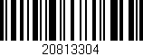 Código de barras (EAN, GTIN, SKU, ISBN): '20813304'