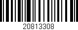 Código de barras (EAN, GTIN, SKU, ISBN): '20813308'