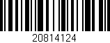 Código de barras (EAN, GTIN, SKU, ISBN): '20814124'