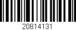 Código de barras (EAN, GTIN, SKU, ISBN): '20814131'