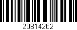 Código de barras (EAN, GTIN, SKU, ISBN): '20814262'