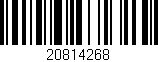 Código de barras (EAN, GTIN, SKU, ISBN): '20814268'