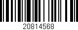 Código de barras (EAN, GTIN, SKU, ISBN): '20814568'