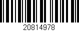 Código de barras (EAN, GTIN, SKU, ISBN): '20814978'