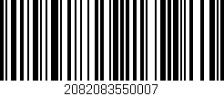 Código de barras (EAN, GTIN, SKU, ISBN): '2082083550007'