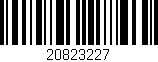Código de barras (EAN, GTIN, SKU, ISBN): '20823227'