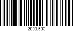 Código de barras (EAN, GTIN, SKU, ISBN): '2083.633'