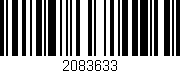 Código de barras (EAN, GTIN, SKU, ISBN): '2083633'