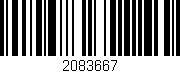 Código de barras (EAN, GTIN, SKU, ISBN): '2083667'
