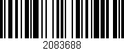 Código de barras (EAN, GTIN, SKU, ISBN): '2083688'