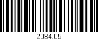 Código de barras (EAN, GTIN, SKU, ISBN): '2084.05'