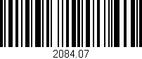 Código de barras (EAN, GTIN, SKU, ISBN): '2084.07'