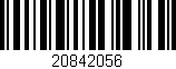 Código de barras (EAN, GTIN, SKU, ISBN): '20842056'