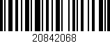 Código de barras (EAN, GTIN, SKU, ISBN): '20842068'