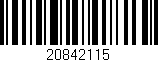 Código de barras (EAN, GTIN, SKU, ISBN): '20842115'