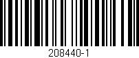 Código de barras (EAN, GTIN, SKU, ISBN): '208440-1'
