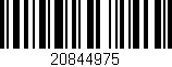 Código de barras (EAN, GTIN, SKU, ISBN): '20844975'
