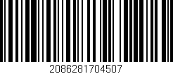Código de barras (EAN, GTIN, SKU, ISBN): '2086281704507'