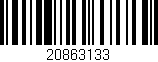 Código de barras (EAN, GTIN, SKU, ISBN): '20863133'