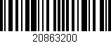 Código de barras (EAN, GTIN, SKU, ISBN): '20863200'